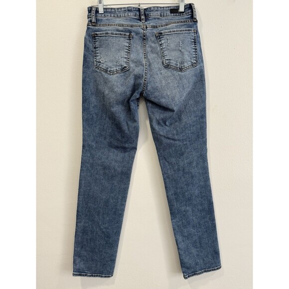 KUT FROM THE KLOTH Catherine Boyfriend Jeans Medium Wash Stretch Women's Size 10 - Picture 3 of 7